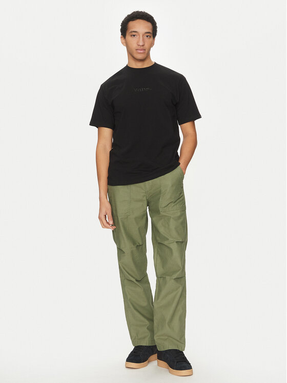 Vans Vans Marškinėliai Essential VN000HPZ Juoda Loose Fit
