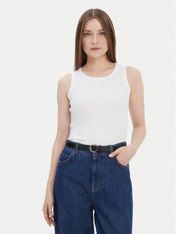 JOOP! JOOP! Топ 30040191 Білий Slim Fit