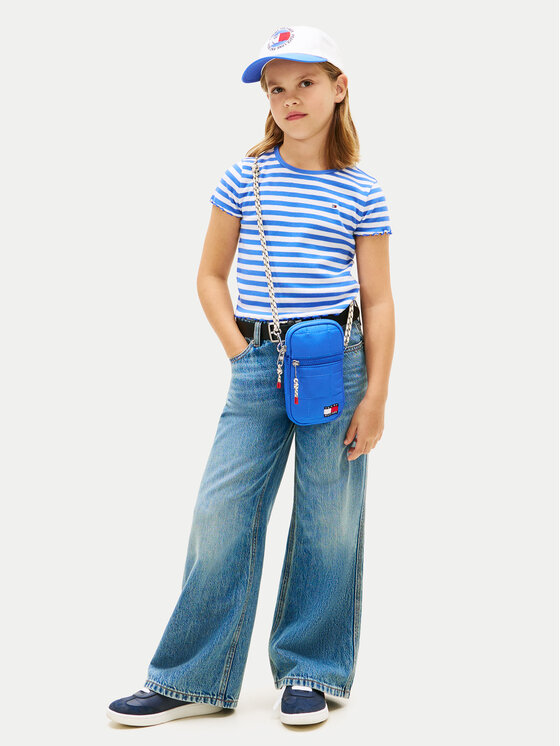 Tommy Hilfiger Tommy Hilfiger Camiseta KG0KG08590 Azul Slim Fit