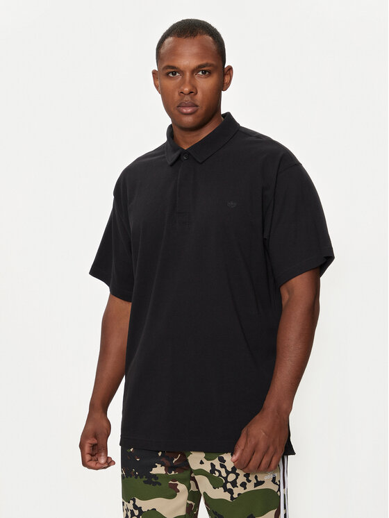 adidas adidas Pólóing Premium Essentials HR8677 Fekete Loose Fit