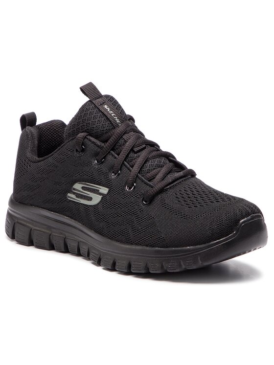 Skechers Snīkeri Skechers Get Connected 12615/BBK Melns