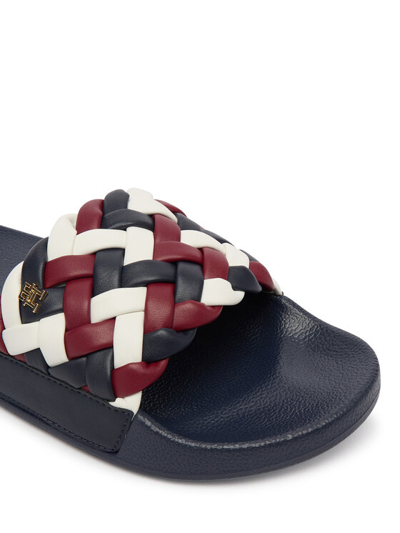 Tommy Hilfiger Ciabatte Tommy Hilfiger Th Cornrow Pool Slide FW0FW09039 Multicolore