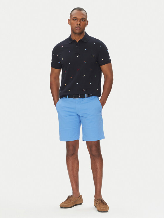 Tommy Hilfiger Tommy Hilfiger Polo majica Critter MW0MW39044 Mornarsko modra Regular Fit
