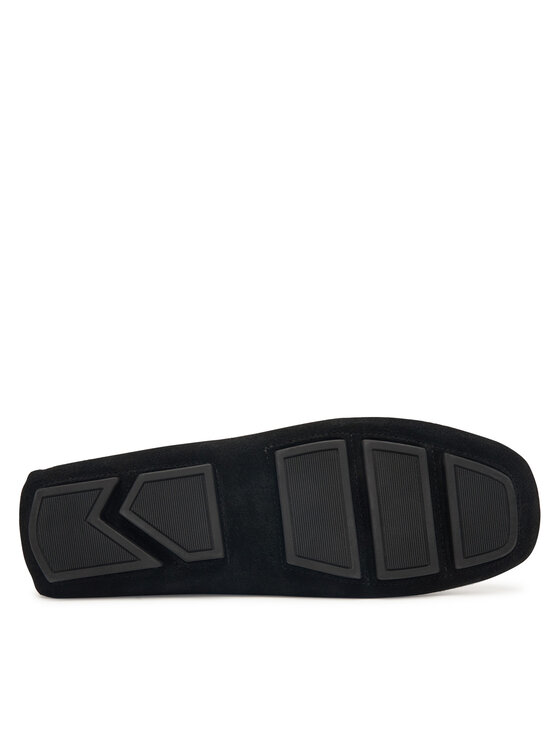 Calvin Klein Mokasinai Calvin Klein Square Driver Suede HW0HW02844 Juoda
