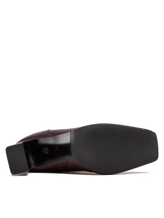 Solo Femme Škornji Solo Femme 46301-01-N63/000-52-00 Bordo rdeča