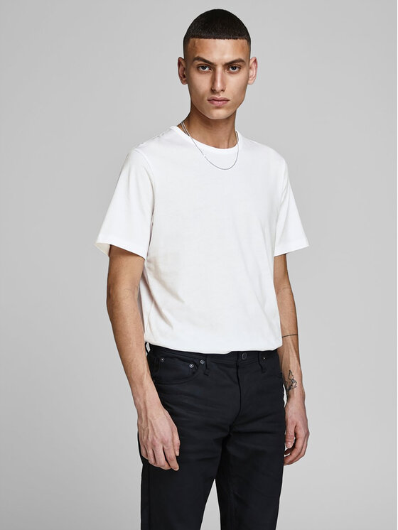Jack & Jones Jack & Jones Marškinėlių komplektas Basic Crew Neck 12133913 Balta Regular Fit