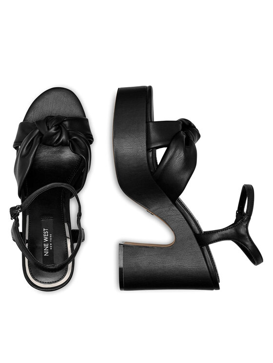 Nine West Sandały Nine West WFA2634-1 Czarny