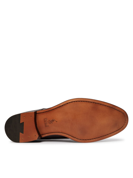 Polo Ralph Lauren Nizki čevlji Polo Ralph Lauren Owen Captoe 811P15885002 Temno rjava