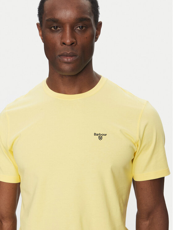 Barbour Barbour Футболка Essential Sports MTS0331YE36 Жовтий Tailored Fit