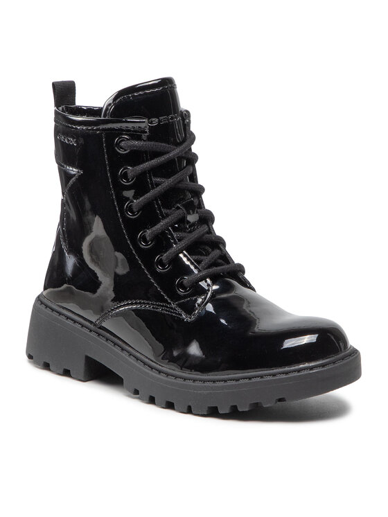 Geox Trapper stila apavi Geox J Casey G. G J9420G 000HH C9999 S Melns