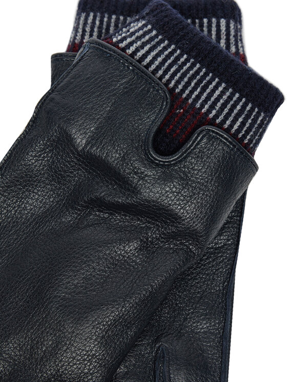 Tommy Hilfiger Vīriešu cimdi Tommy Hilfiger AM0AM12830 Tumši zils