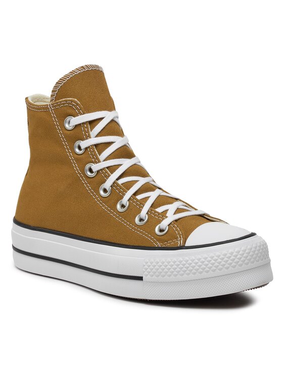 Converse Tenisice Converse Chuck Taylor All Star Lift Platform HI A07210C Smeđa