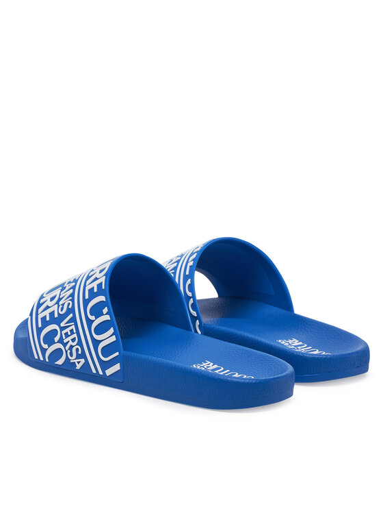 Versace Jeans Couture Шльопанці Versace Jeans Couture 78YA3SQ1 Голубий