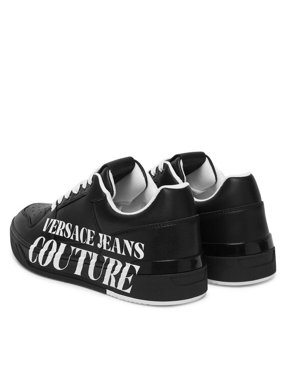 Versace Jeans Couture Снікерcи Versace Jeans Couture 80YA3SJ5 Чорний