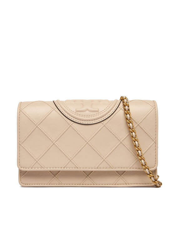 Tory Burch Torbica Tory Burch Fleming Soft Chain Wallet 138853 Bež