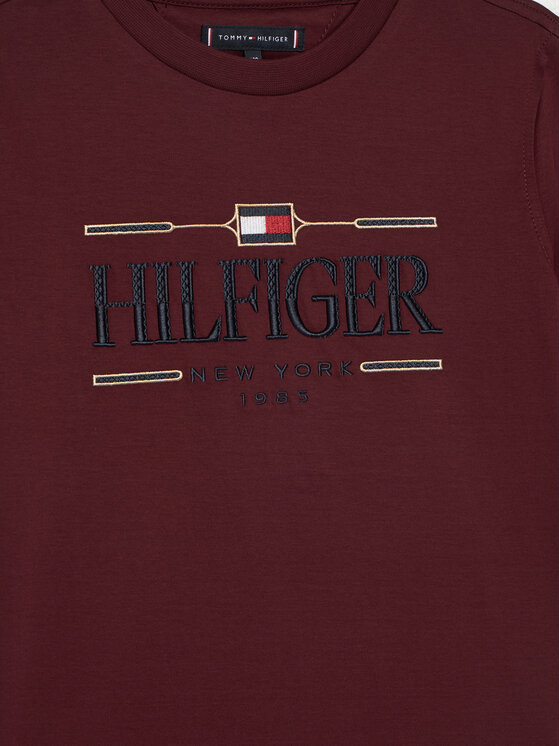 Tommy Hilfiger Tommy Hilfiger Camiseta Icons KB0KB10360 Guinda/burdeos Regular Fit