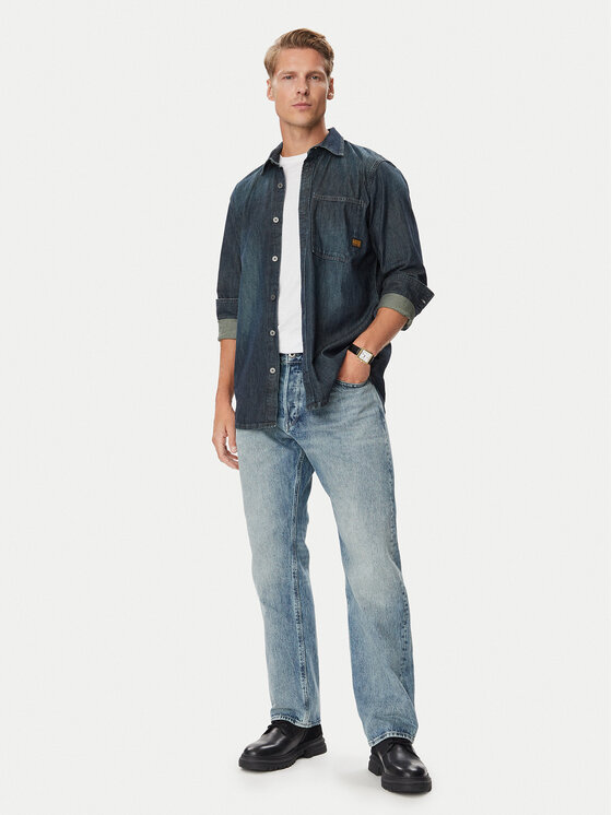 G-STAR G-STAR traper košulja D27083-D539 Plava Regular Fit