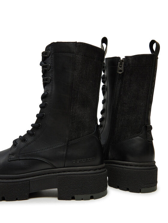 G-STAR Черевики G-Star Raw Kafey Pfm Boot High W D26647 Чорний