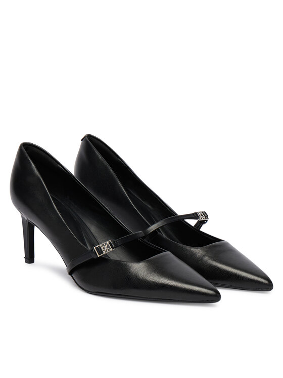 Calvin Klein Γοβάκια Calvin Klein Ess Stiletto 70 Mj Lth Hdw HW0HW02952 Μαύρο