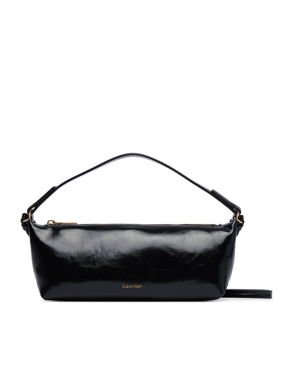 Calvin Klein Rankinė Calvin Klein Foil Logo Glossy LV04F3738G Juoda