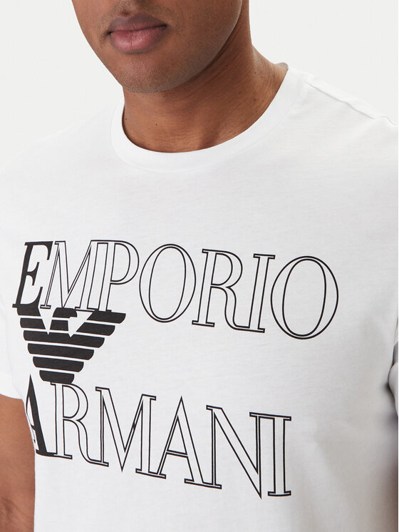 Emporio Armani Emporio Armani Camiseta EM000574 AF20434 U0002 Blanco Regular Fit