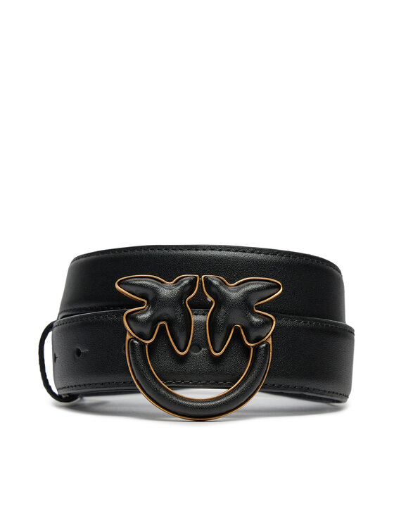 PINKO Ženski remen Pinko Love Bery Click Puff H3 Belt AI 24-25 PLT01 103792 A1Z5 Crna