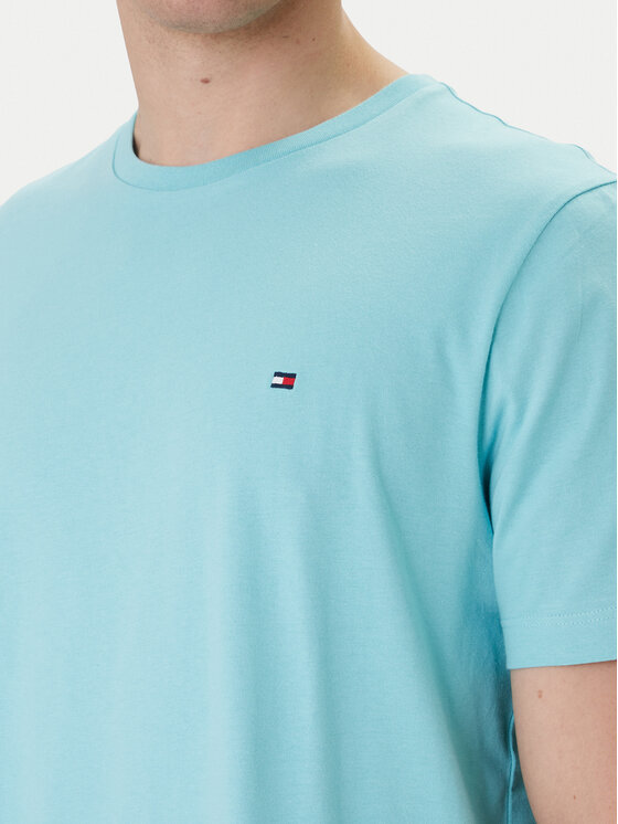 Tommy Hilfiger Tommy Hilfiger Camiseta Ess Seasonal MW0MW39995 Turquesa Regular Fit