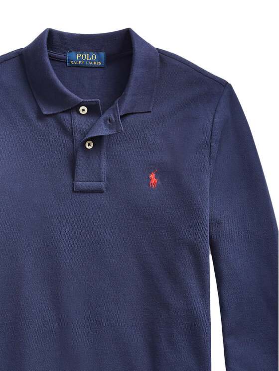 Polo Ralph Lauren Polo Ralph Lauren Поло 323708858024 Cиній Slim Fit