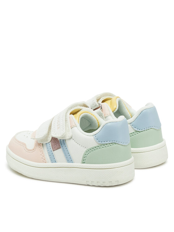 Tommy Hilfiger Сникърси Tommy Hilfiger Flag Low Cut Velcro Sneaker T1A9-33730-1439 M Цветен