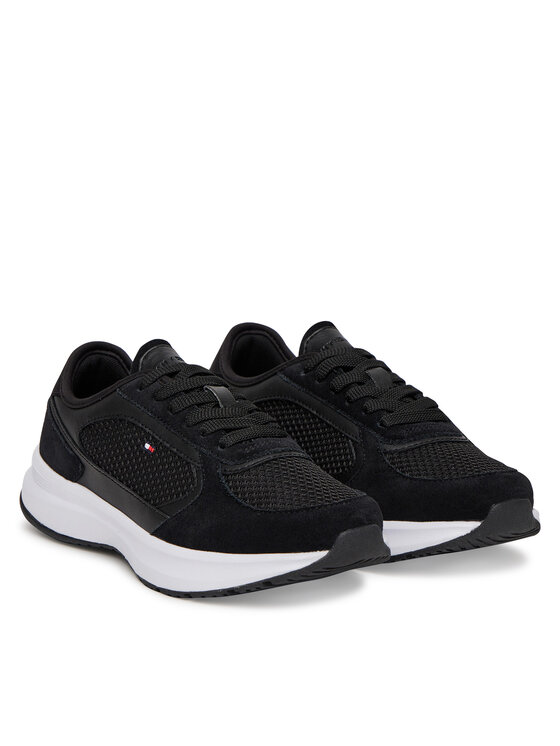Tommy Hilfiger Laisvalaikio batai Tommy Hilfiger Sporty Runner FW0FW08644 Juoda