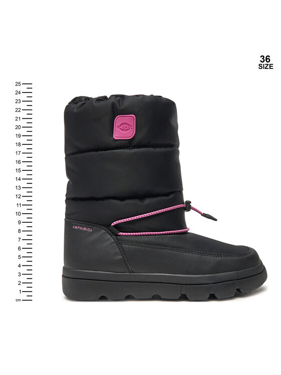 Geox Cizme de zăpadă Geox Willaboom J46HWB 0FU54 C0922 D Negru