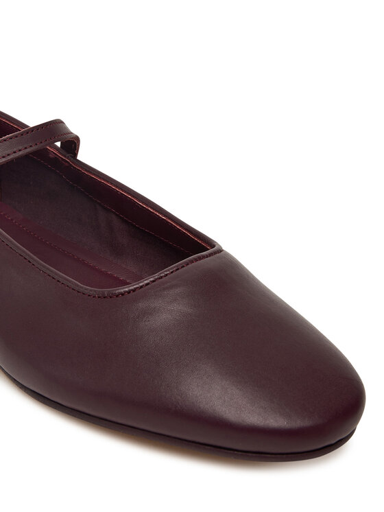 Tommy Hilfiger Baleríny Tommy Hilfiger SmooMaryjane FW0FW09152 Bordová