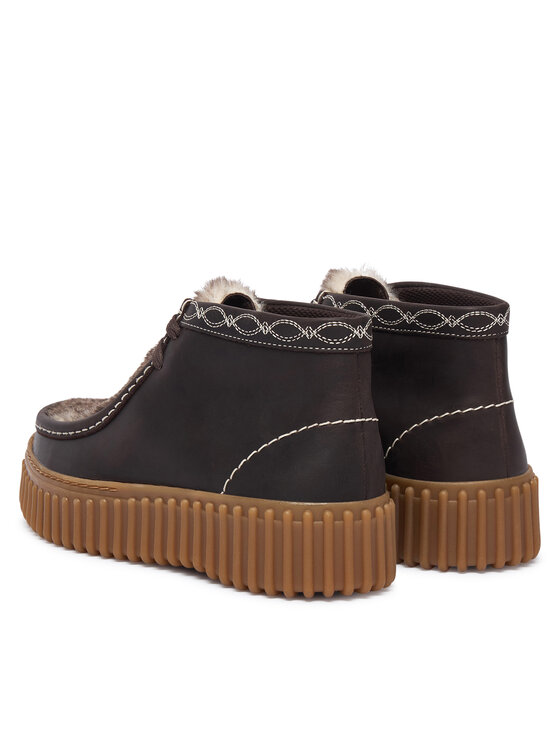 Clarks Черевики Clarks Torhill Moss 26327772 Коричневий
