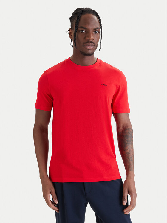 HUGO HUGO Camiseta Dero222 50466158 Rojo Regular Fit