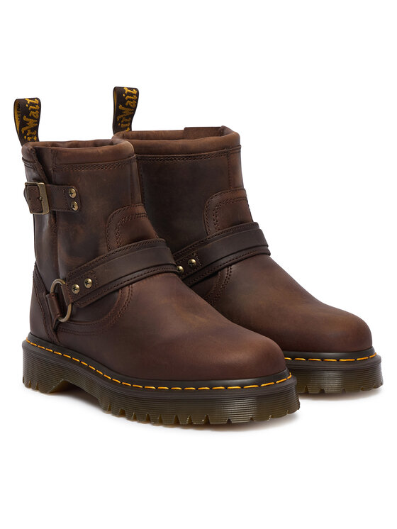 Dr. Martens Bokacsizma Dr. Martens Crazy Horse DM41870200 Barna
