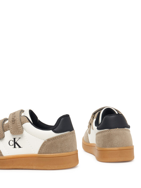 Calvin Klein Snīkeri Calvin Klein Low Cut Velcro Sneaker V1X9-83443-0318 M Bēšs