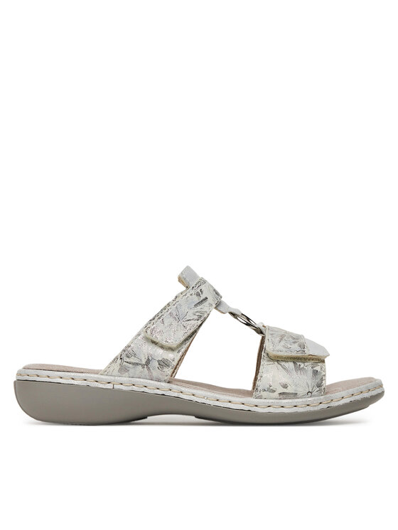 Rieker Nazouváky Rieker 659X6-80 Stříbrná