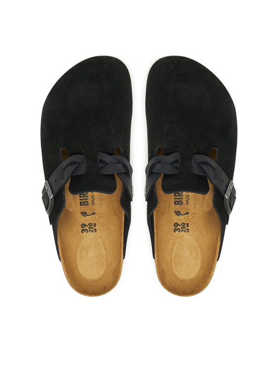 Birkenstock Nazouváky Birkenstock Boston Braided 1030497 Černá