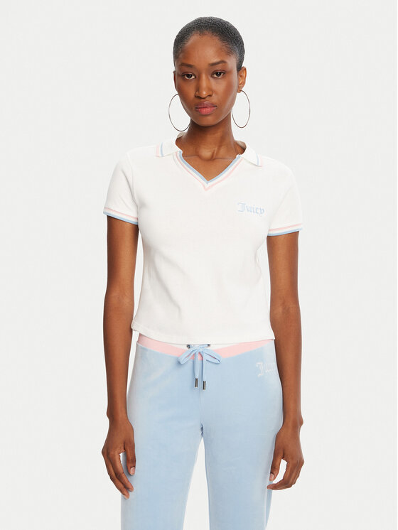 Juicy Couture Juicy Couture Polo JCWCT225355 Blanco Regular Fit