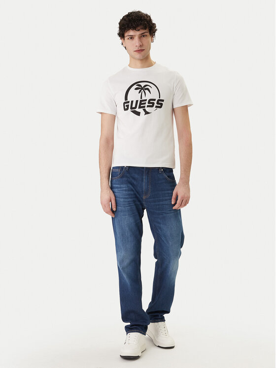 Guess Guess Camiseta F6GI00 J1314 Blanco Slim Fit