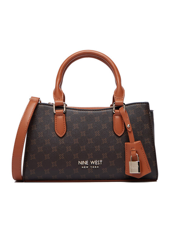 Nine West Дамска чанта Nine West EO-GOLDEN POISE-KY397 Кафяв