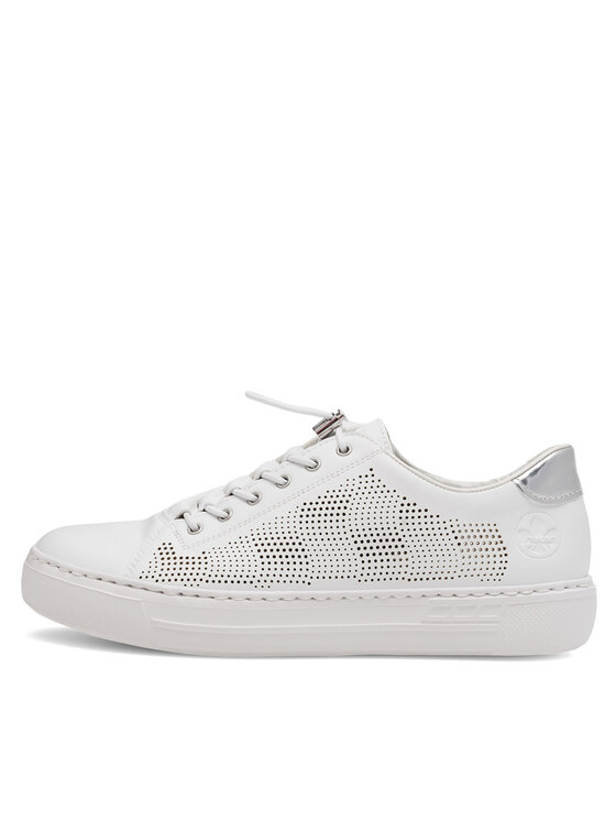 Rieker Sneakersy Rieker L9853-80 Biały