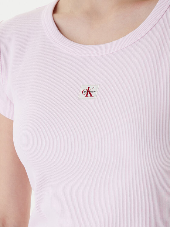 Calvin Klein Jeans Calvin Klein Jeans Camiseta LV047C200G Rosa Slim Fit