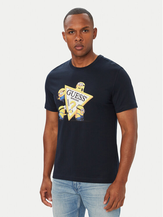 Guess Jeans Guess Jeans T-shirt 183589 Blu Classic Fit