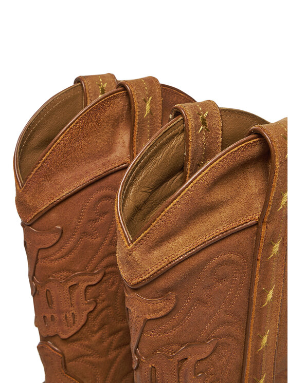 Naked Wolfe Kovboju apavi Naked Wolfe Outlaw 00021 Brūns