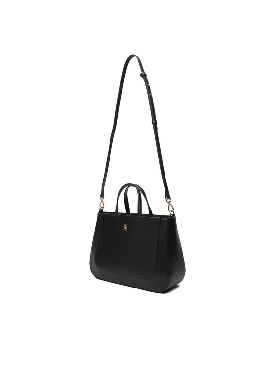Tommy Hilfiger Bolso Tommy Hilfiger Th Glam Satchel AW0AW18145 Negro