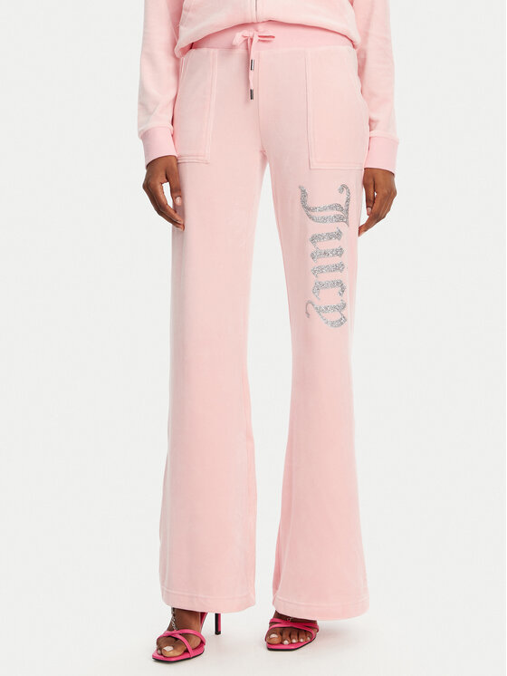 Juicy Couture Juicy Couture Donji dio trenerke Layla JCBBJ125806 Ružičasta Regular Fit