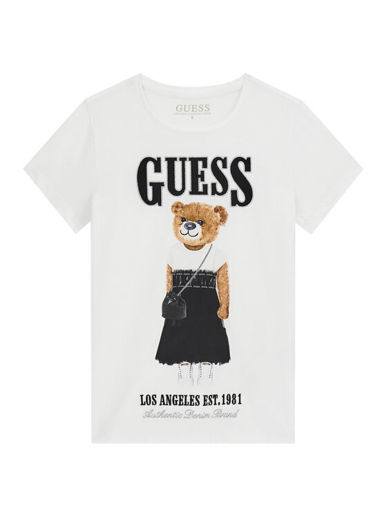 Guess Guess Camiseta J6RI10 K6YW4 Blanco Regular Fit