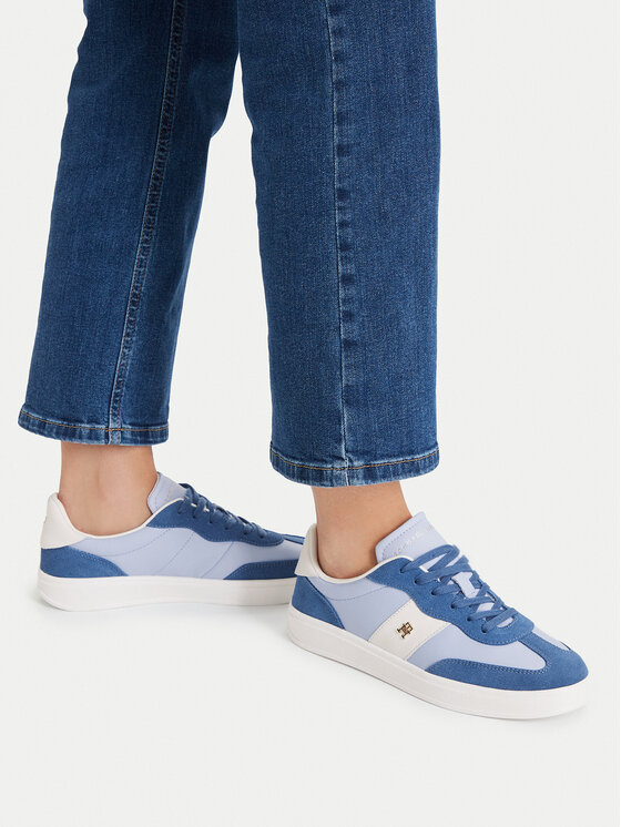 Tommy Hilfiger Sneakers Tommy Hilfiger Premium Heritage FW0FW09497 Albastru deschis