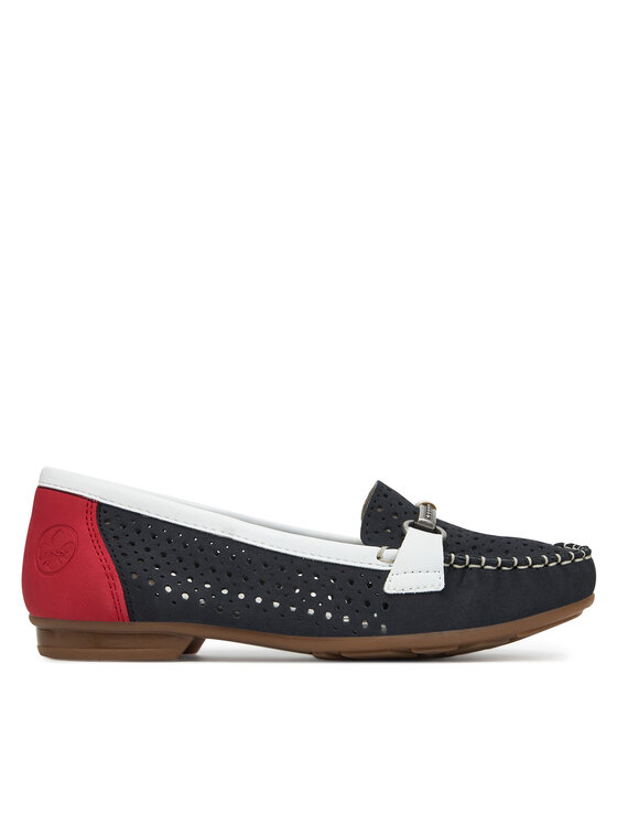Rieker Mocasini Rieker 40065-14 Bleumarin